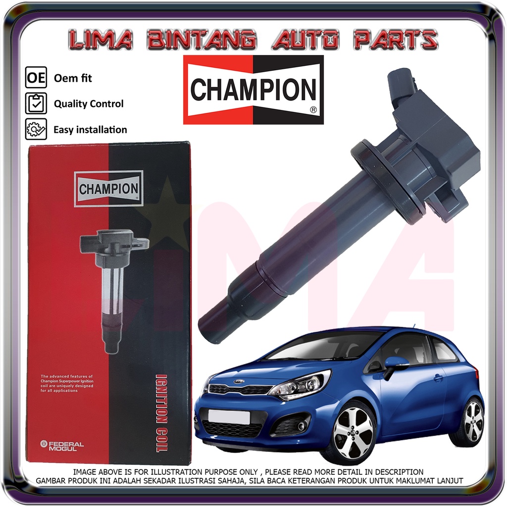 Kia Rio UB Ignition Coils , Plug Coil CHAMPION *Original* ( 1.4 Gamma
