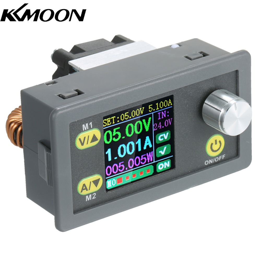 KKmoon Digital Control Module 5A 80W Constant Voltage Current Programmable Power Supply Module Adjustable Voltage Regulator Data Storage DC Power Module