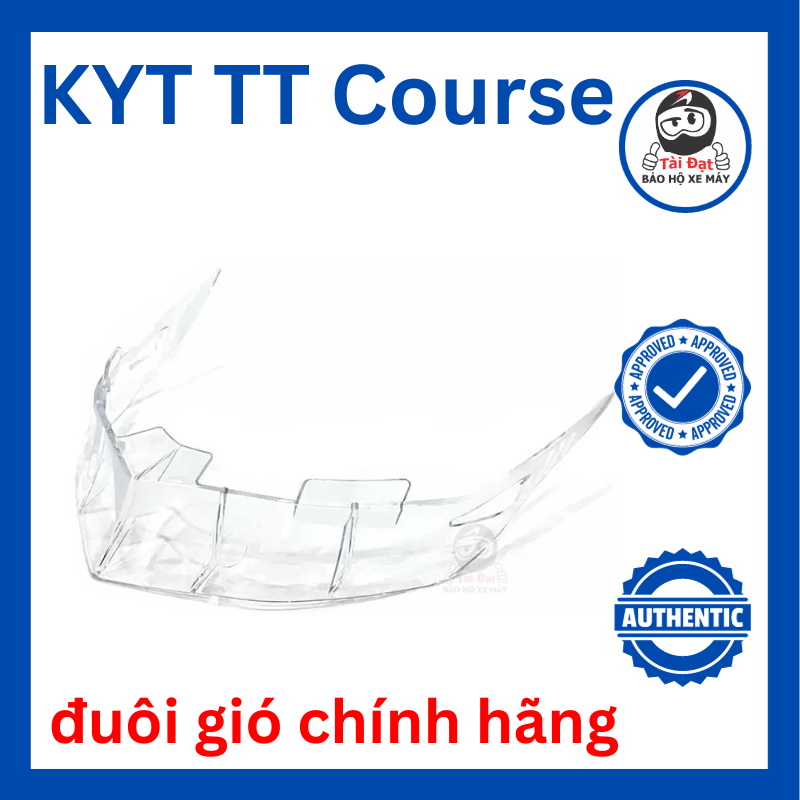 Phụ kiện mũ bảo hiểm kyt - đuôi gió mũ kyt tt course