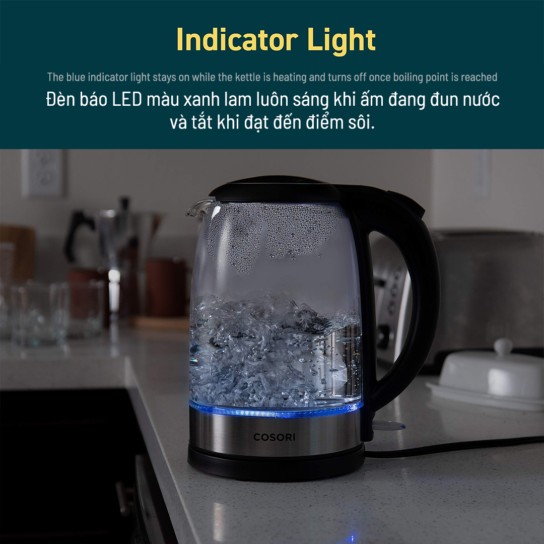 Bình ấm đun siêu tốc Cosori GK172-CO 1.7L