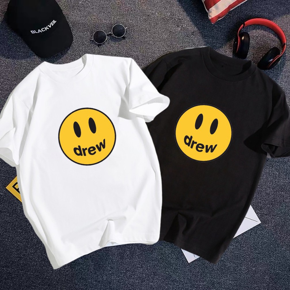 Áo thun Unisex in hình DREW mặt cười