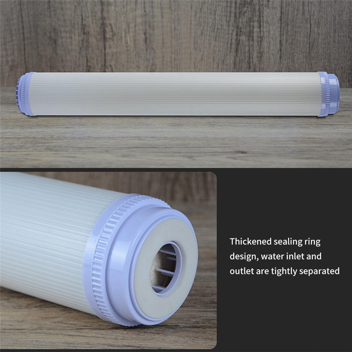 3X 20 Inch Ultrafiltration UF Membrane Filter Elements Flat Mouth Universal Water Purifier Filter Elements