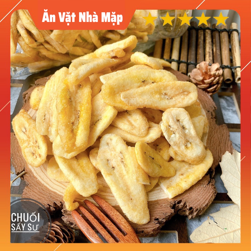 Chuối cao sấy giòn loại 1 hủ pet 300g