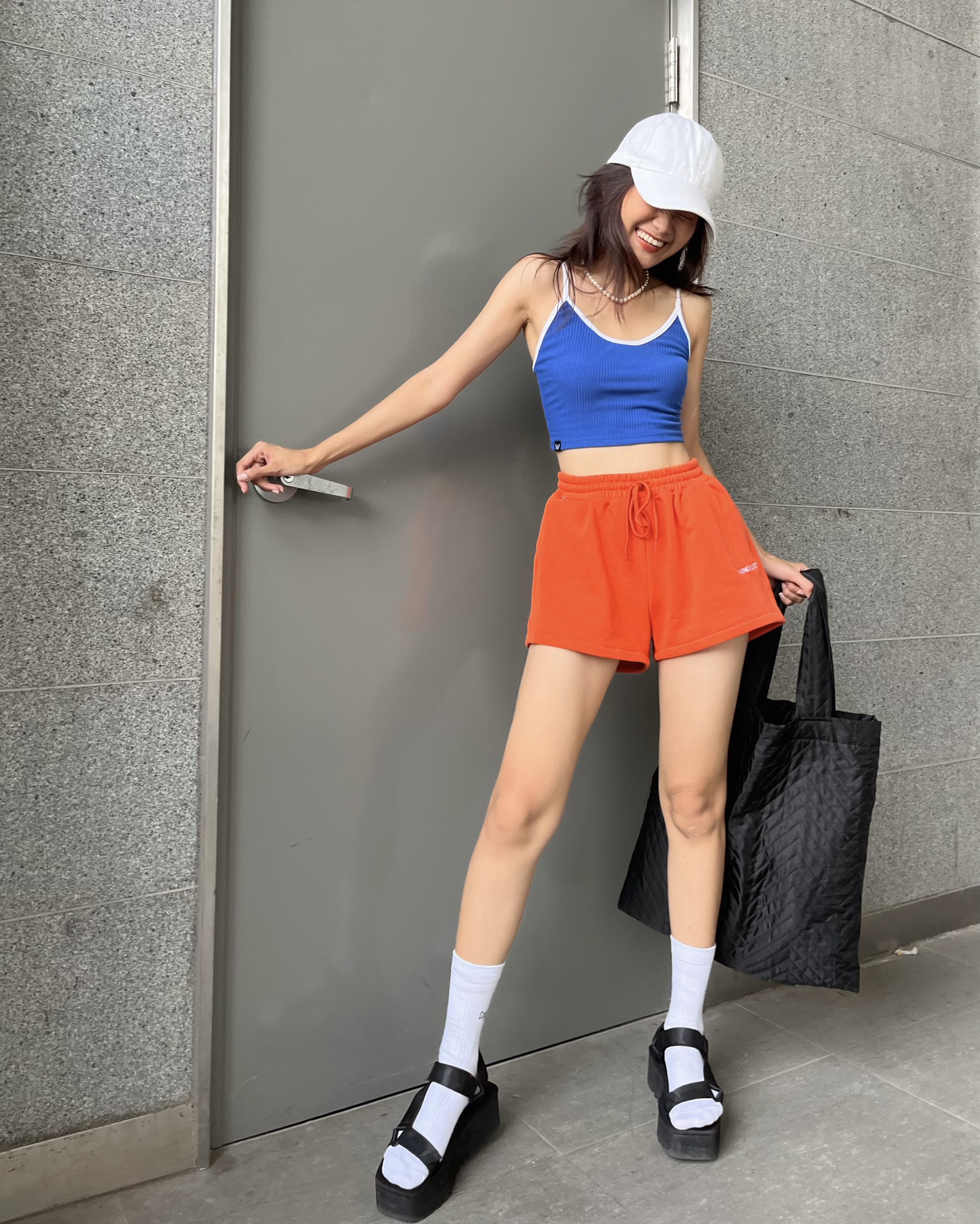 Áo Ruby Top xanh dương