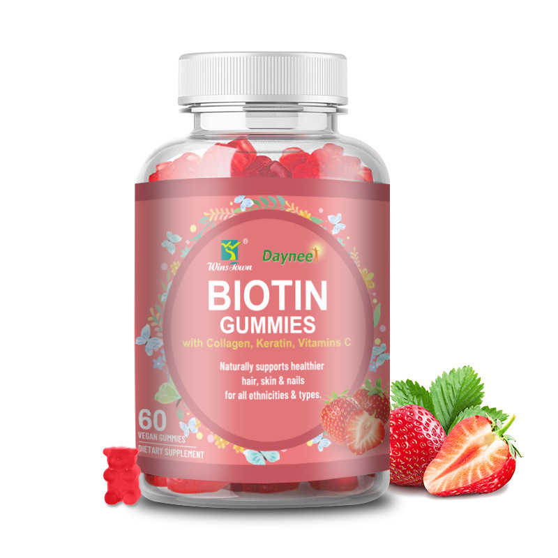 Cross-Border E-Commerce Biotin gummies Biotin Fudge Export Source Manufacturer Dropshipping