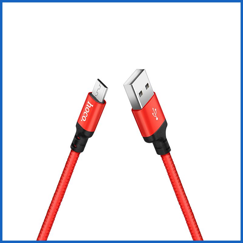 Dây Sạc Nhanh Hoco X14 Dây Dù cho Iphone/Ipad/Androi/TypeC  1M/2M