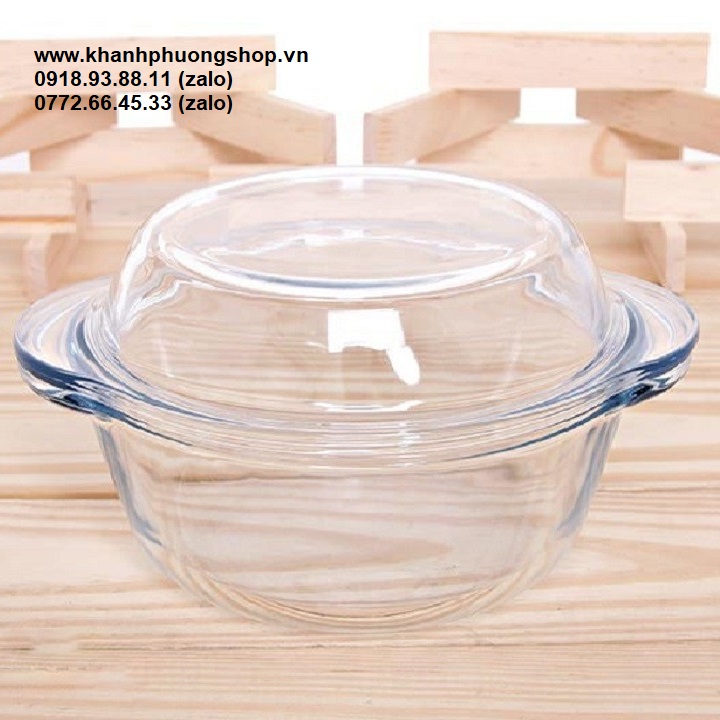 thố thủy tinh có nắp - thố thủy tinh có nắp