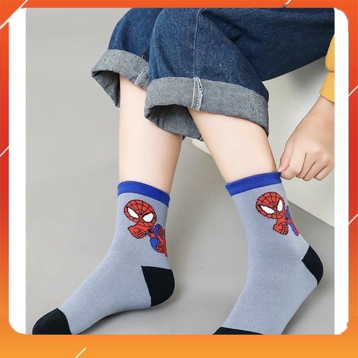 Set 10 đôi tất siêu nhân nhện cổ cao đẹp