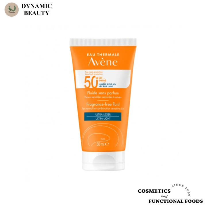 [Mẫu mới] Kem chống nắng Avene cleanance dành cho da dầu nhờn mụn / Avene fluide dành cho da thường, hỗn hợp nhạy cảm spf 50+ bảo vệ da toàn diện