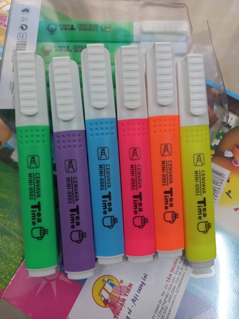 Bút Dạ Quang Mini Cenvava 0501 nét 4mm