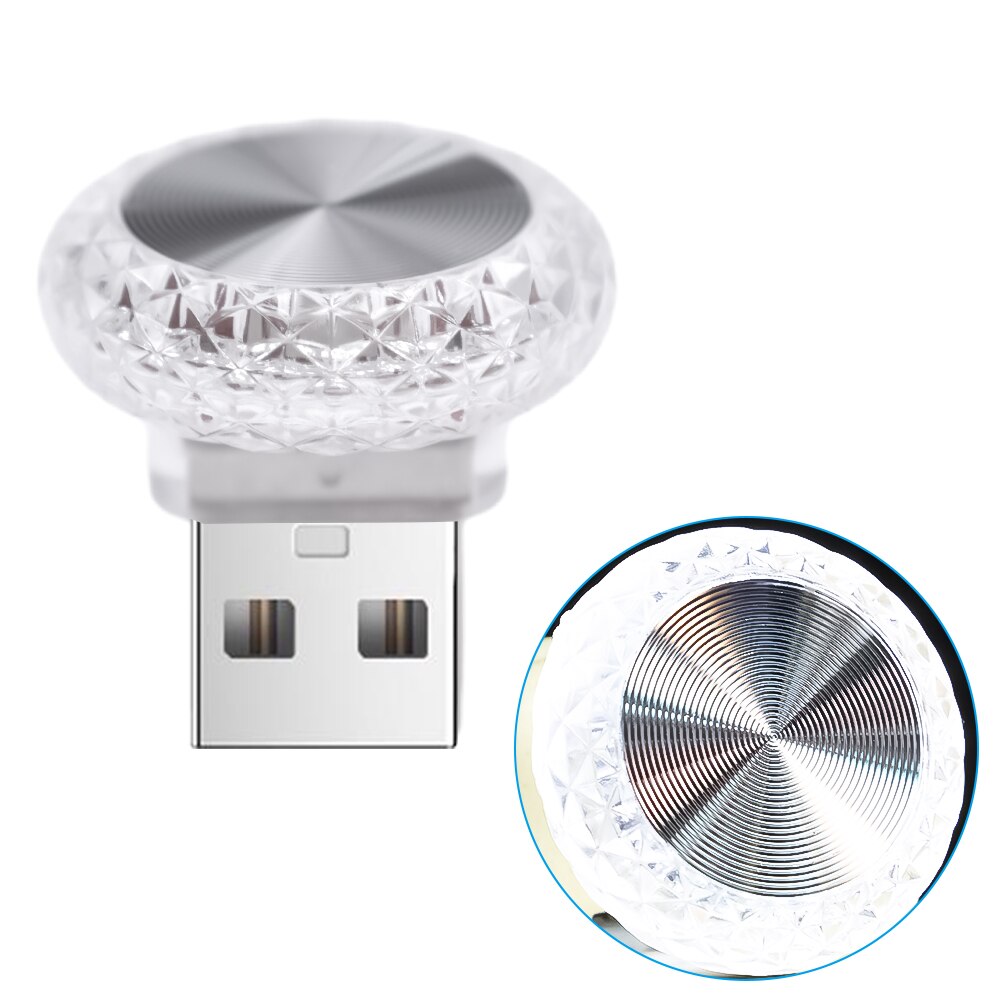New USB Colorful LED Ambient Light Car Interior Decorative Signal Light Suitable for Various Vehicles
