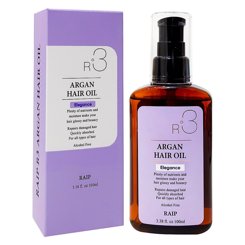 Chính hãng Tinh dầu dưỡng tóc Raip R3 Argan Hair Oil-Elegance