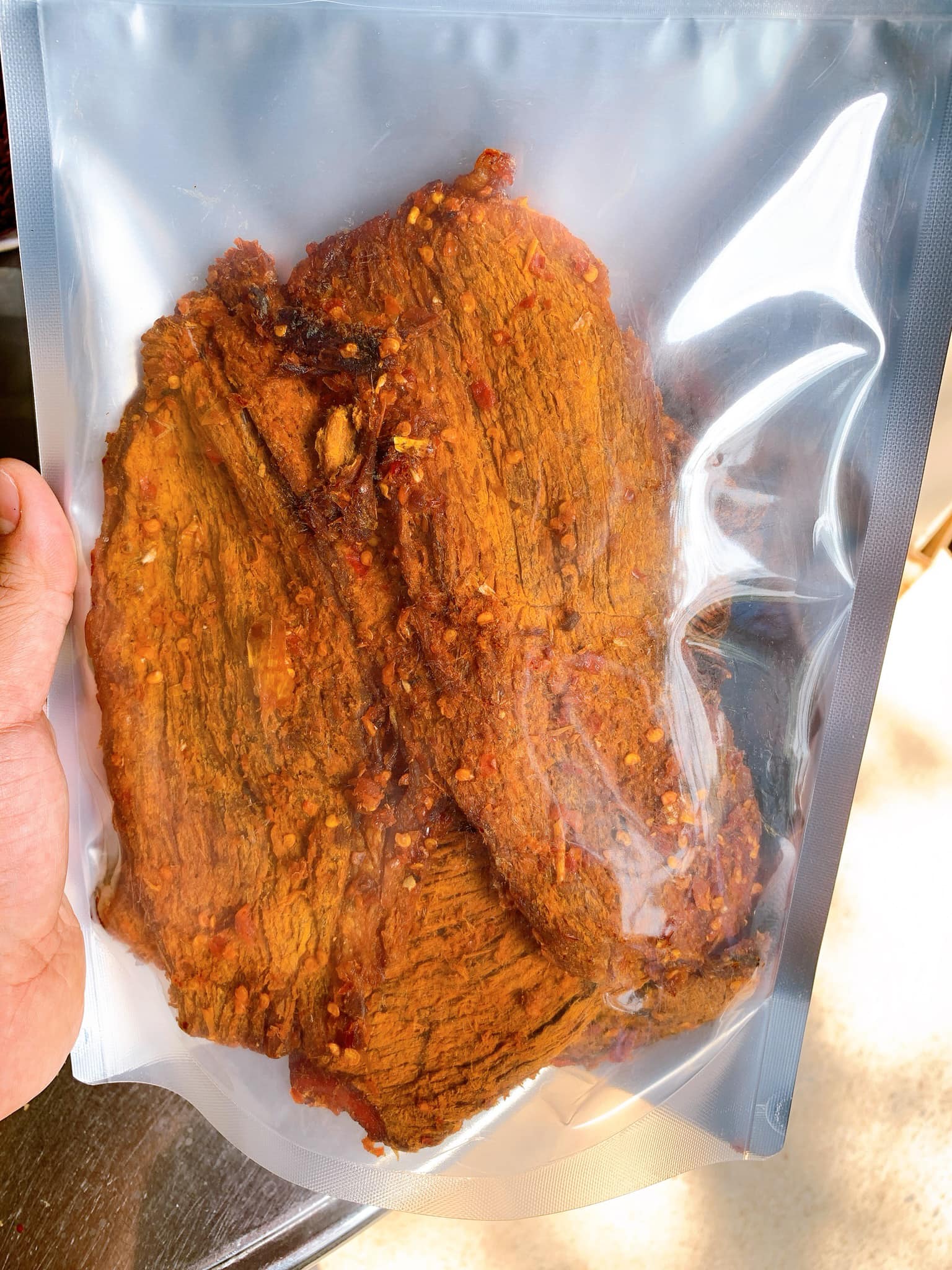 Khô bò sấy mềm nguyên miếng (500 gram)