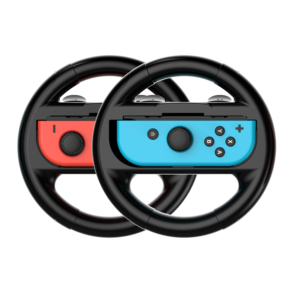 2 Pcs Gaming Racing Steering Wheel Grip For Nintendo Switch Oled Joy ...