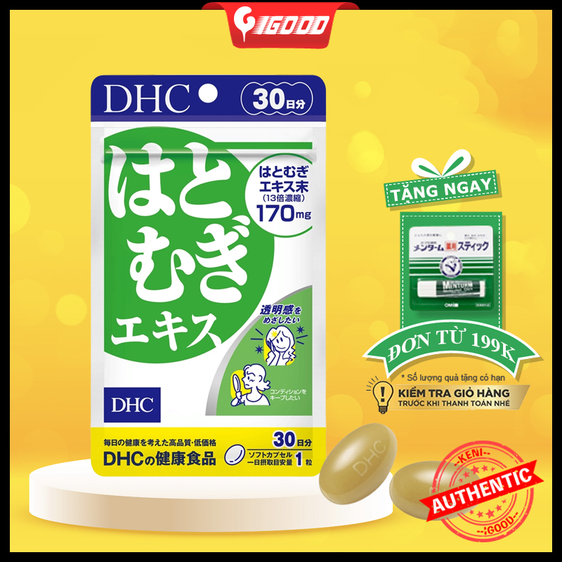Viên uống trắng da DHC Coix Adlay Extract Nhật Bản 30 ngày