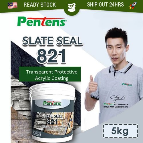 PENTENS 5KG Slate Seal 821 Water-based Transparent Protecting Acrylic ...