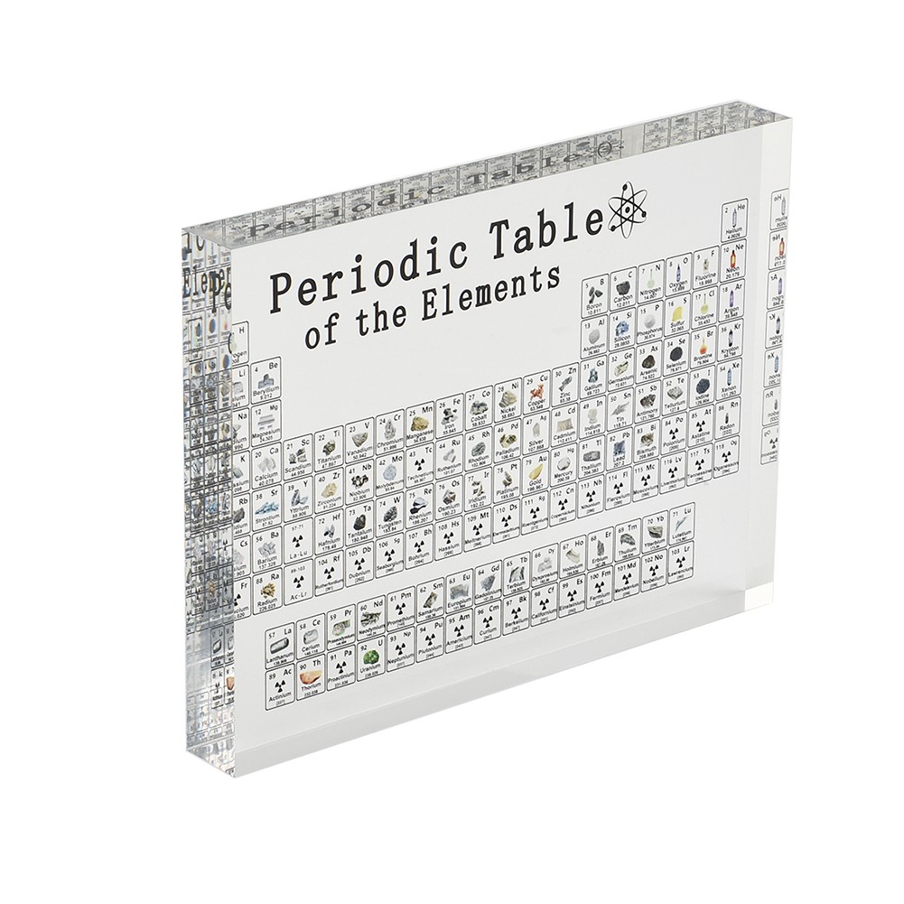 【DECOUSE】 Large Periodic Table With Real Elements Inside Real Periodic ...