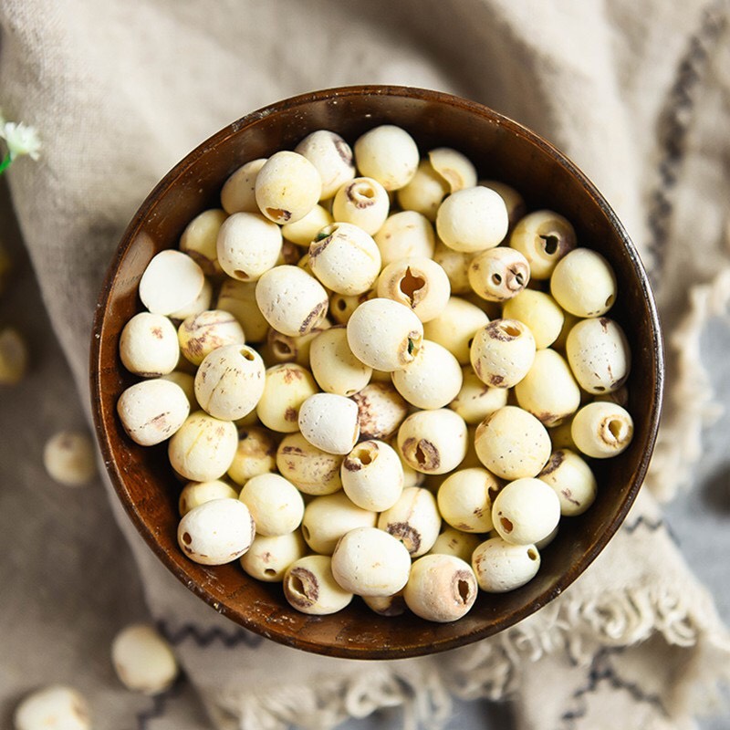 HẠT SEN KHÔ ĐỒNG THÁP - THƠM NGON - HẠT NẢY - 100G (TÁCH LẺ)