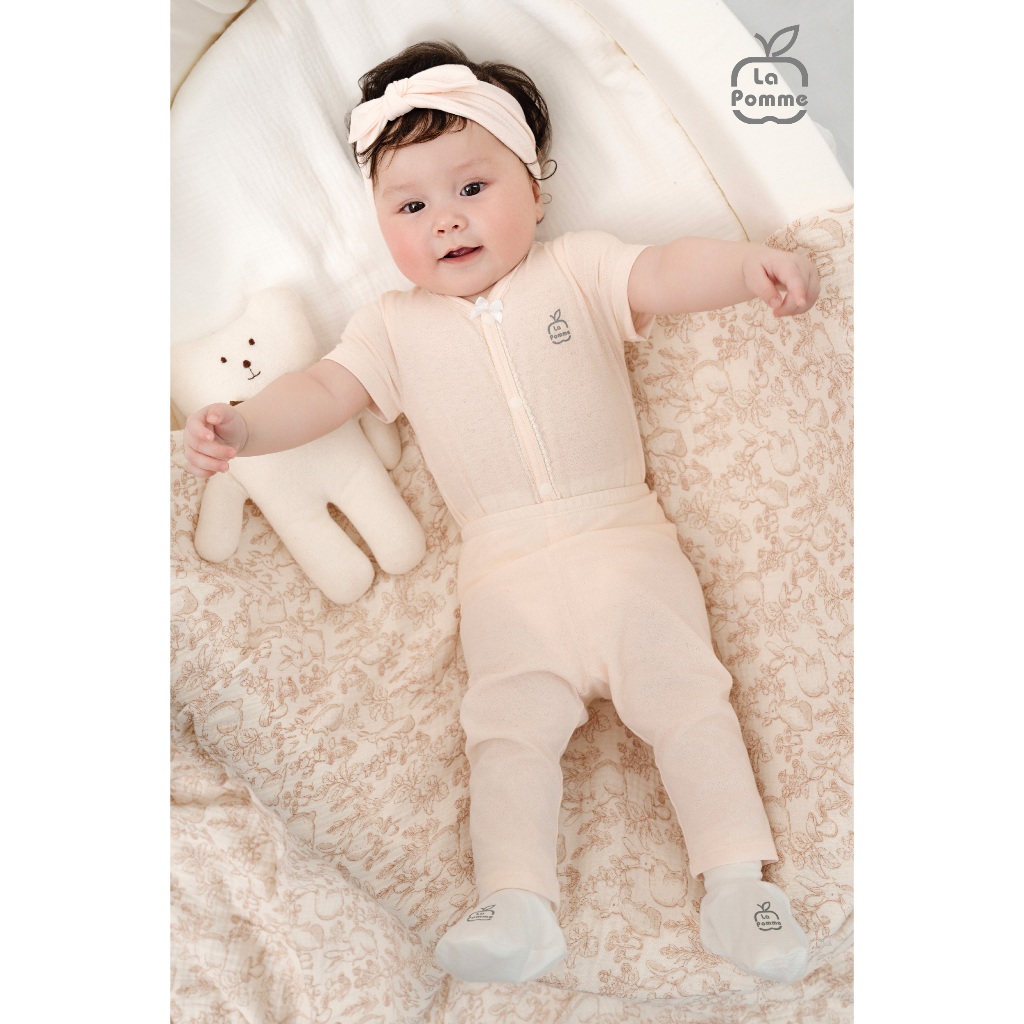 Body chip cộc tay La Pomme đính sticker