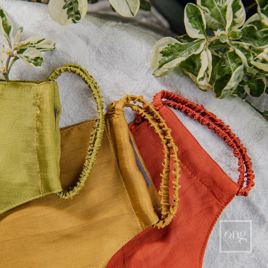 Khẩu trang lụa tơ tằm 100% Silk tự nhiên