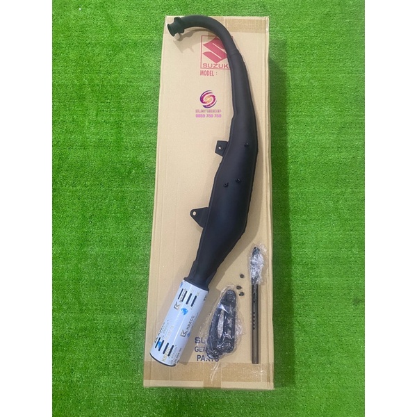 Pô xipo sport rg rgx satria 2 pad zin hãng suzuki indonesia