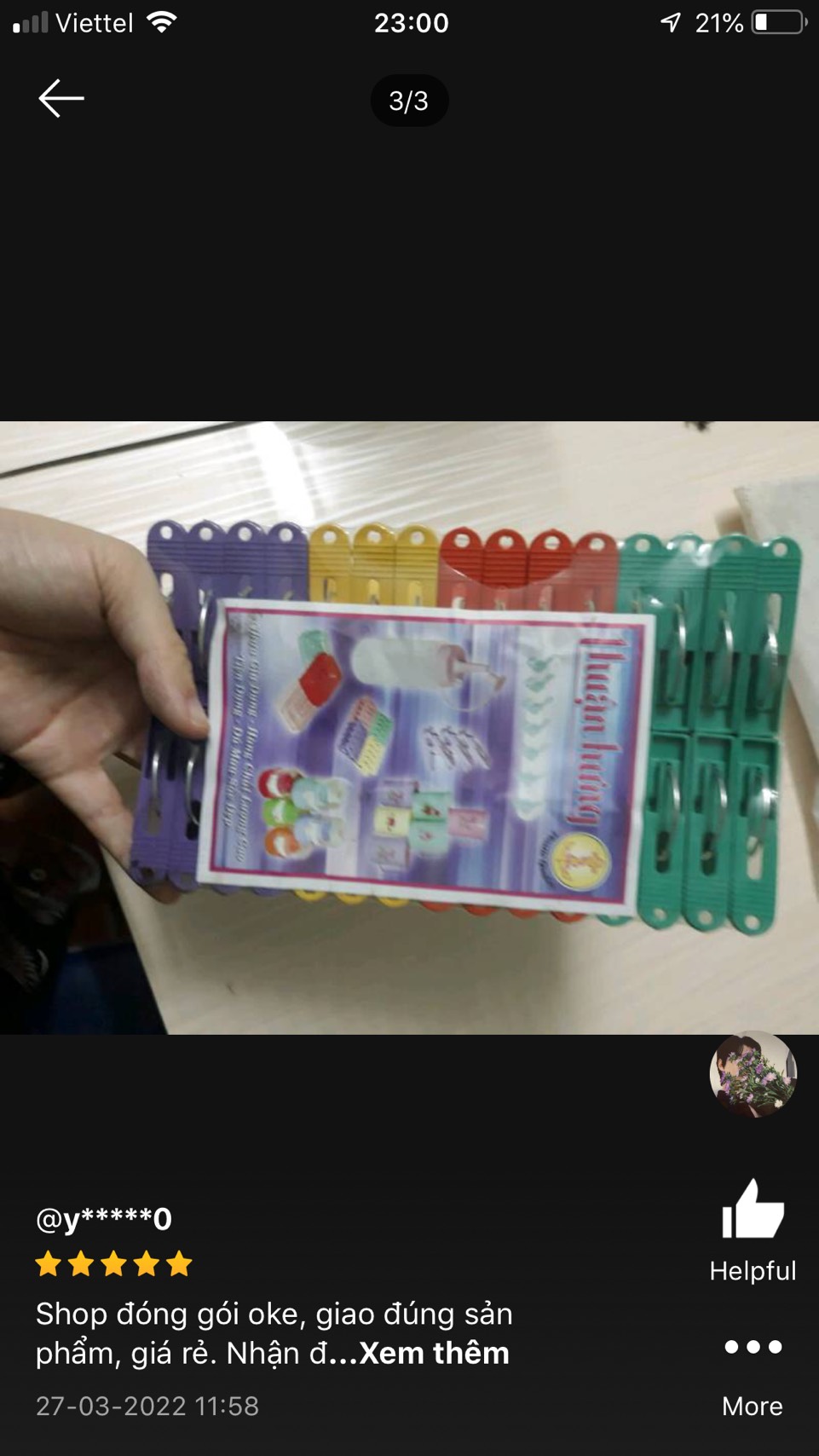 Kẹp vỉ nhựa(30 kẹp)