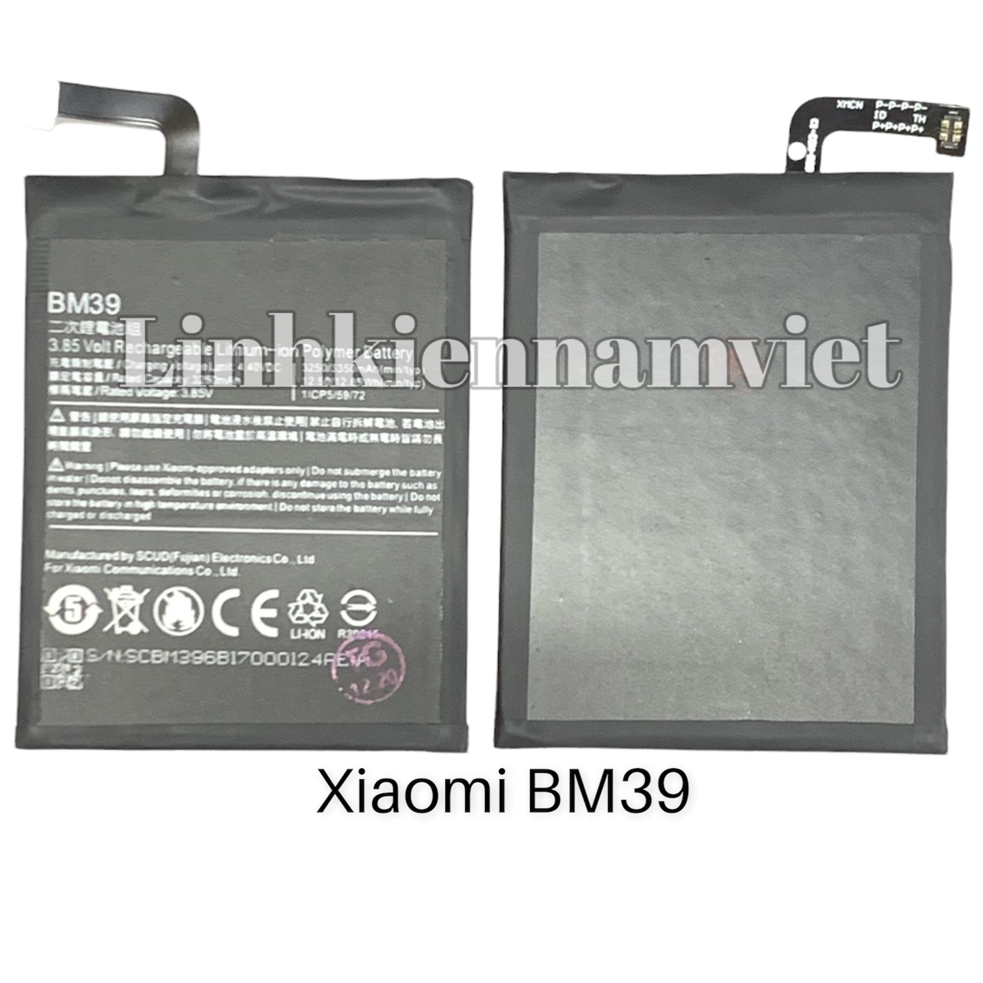 Pin xiaomi 6 / xiaomi mi6 / mi 6 / bm39 3250mah
