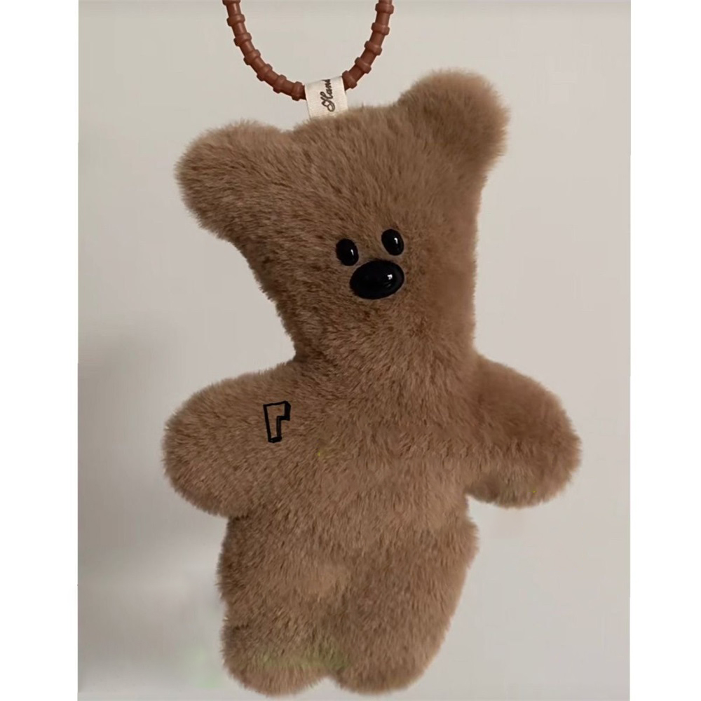 【Ready Stock】Plush Squeaky Teddy Bear Pendant Finished Mr. Bean Teddy Bear