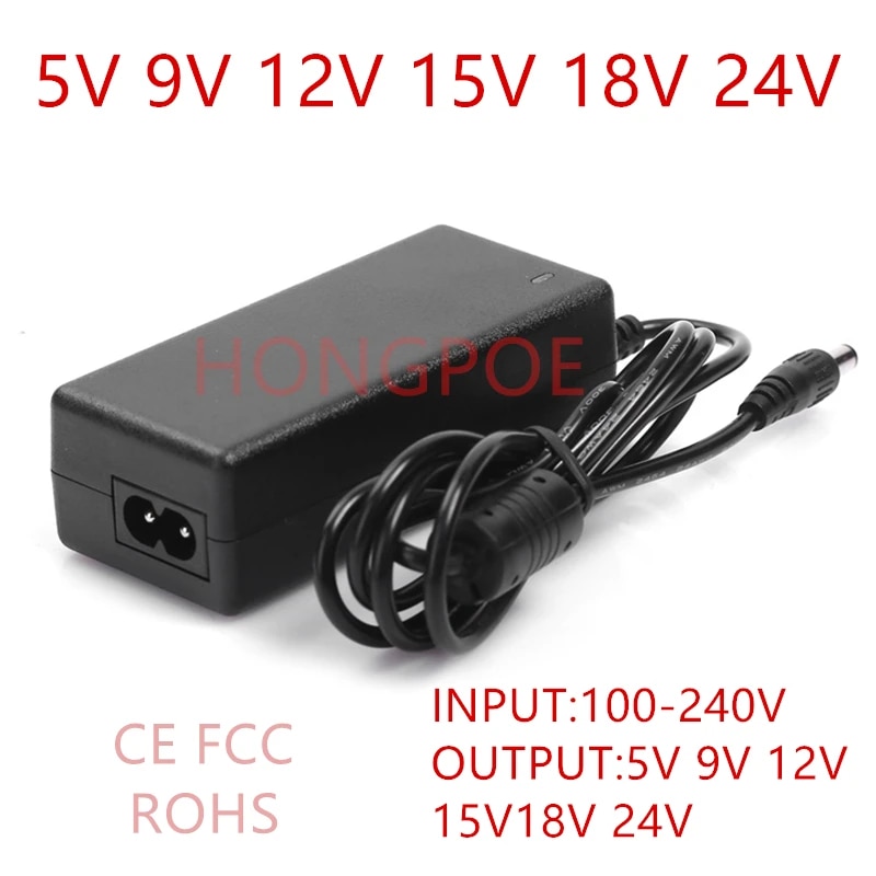 【Deal】 Ac 110-240v Dc 5v 9v 12v 15v 18v 20v 1a 1.5a 2a 3a Power Adapter Supply Charger Adaptor Eu Fo