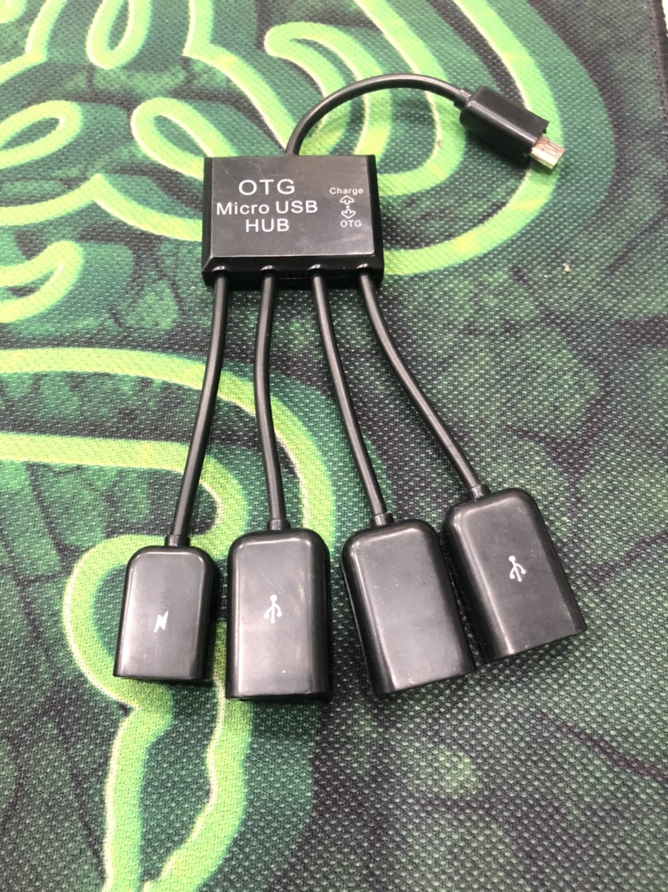 Dây chuyển OTG của micro usb chia 3 cổng vào