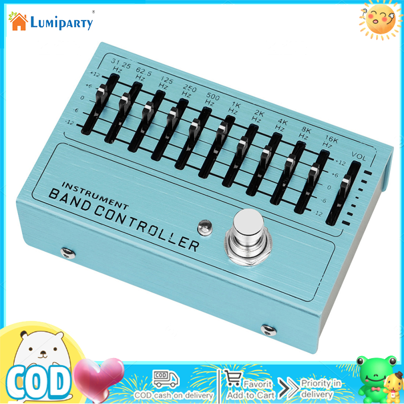 Controller Equalizer 10 Band Eq Pedal Independent Output Volume Adjustment Single-block Effect Pedal