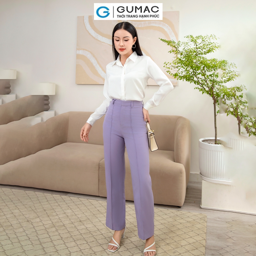 Quần tây nữ chiết ly QD11065 thời trang GUMAC