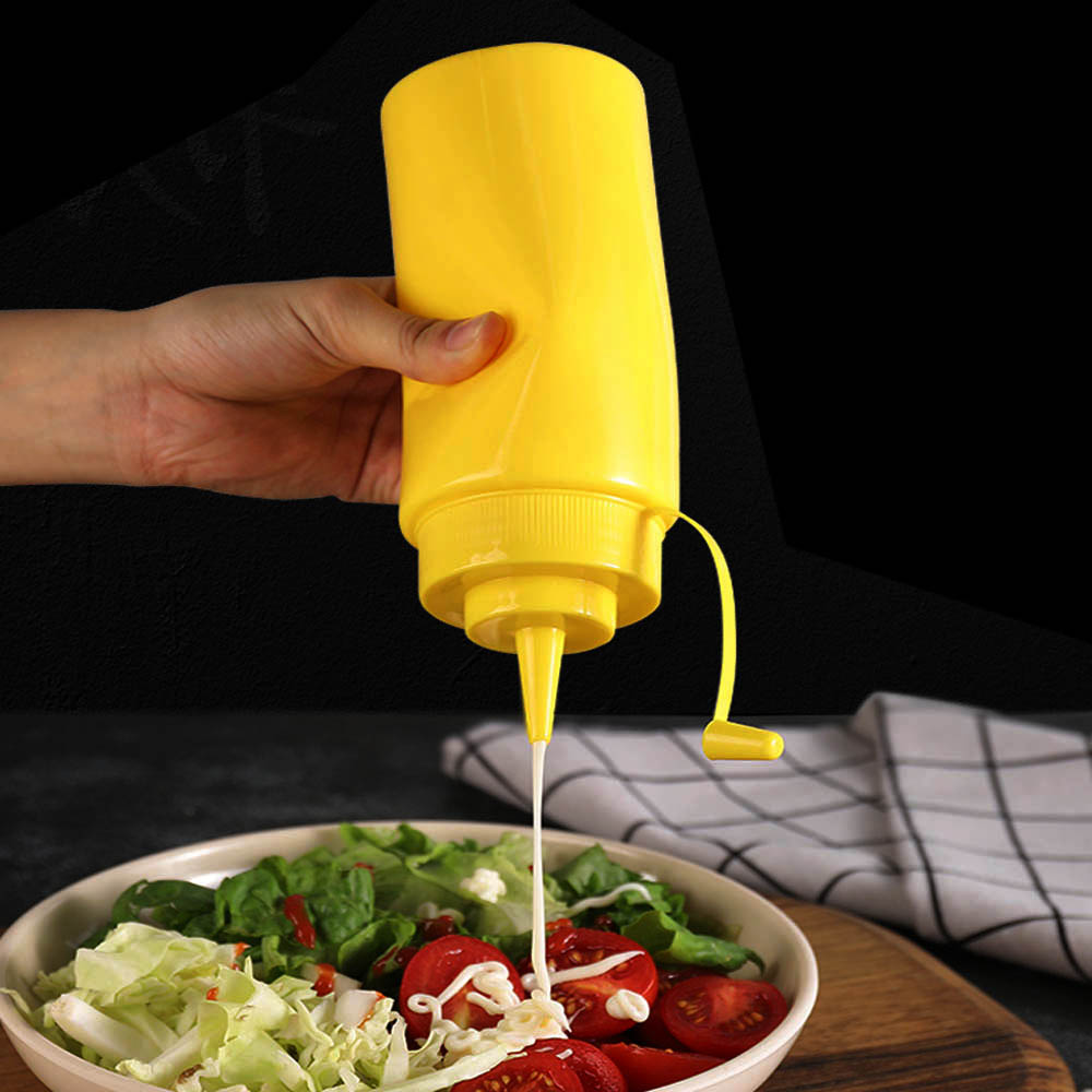 3 Pack Plastic Squeeze Bottles 8 oz Condiment Squeeze Bottle Multipurpose Squirt Bottles for Ketchup Oil Jam BBQ Sauce Dressing Grilling Crafts Syrup Dispensers