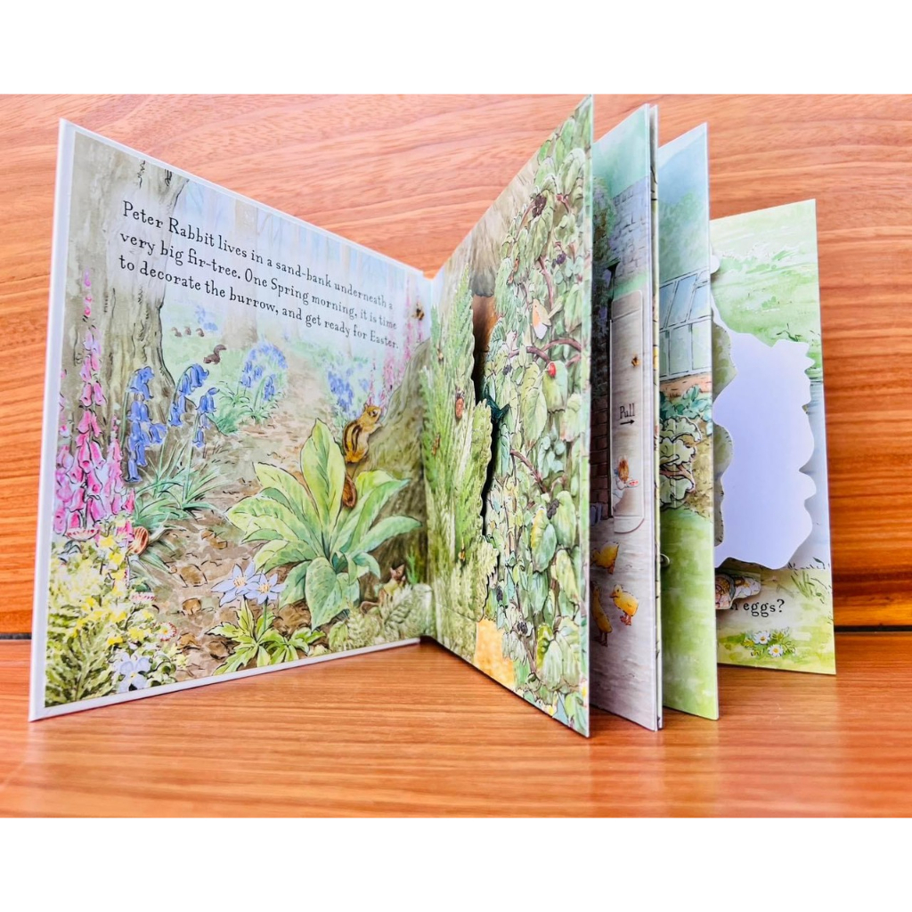 [Tiếng Anh cho bé] THE WORLD OF PETER RABBIT: A POP- UP EASTER EGG HUNT (bản Pop-up 3D)