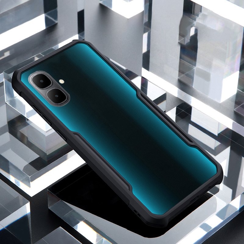 Phone case infinix Smart 10Plus Transparent Clear Air Protector Soft Frame Hard Shockproof Armor Back Cover infinix Smart 10+ Case. 