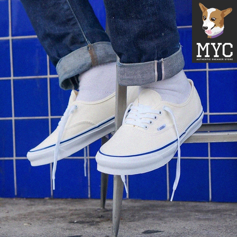 Men's Shoes Vans Vault Authentic Classic White 100% Genuine