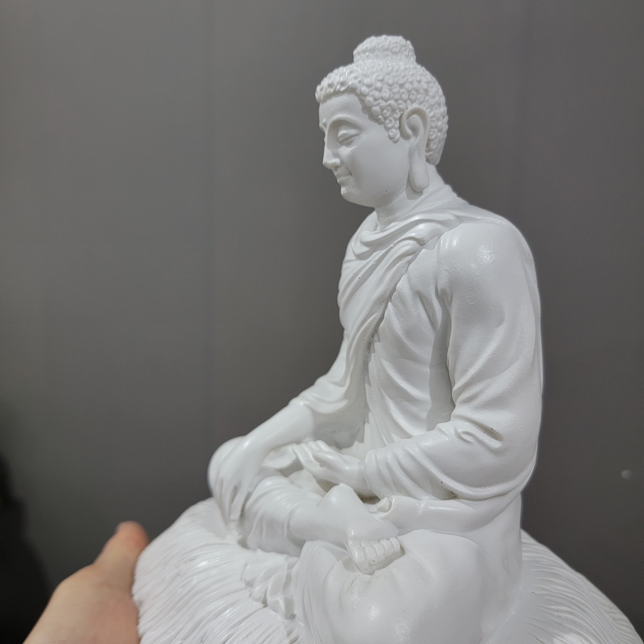 Tượng Phật Thích Ca 20cm - Chất Liệu Bột Đá, Sắc Nét