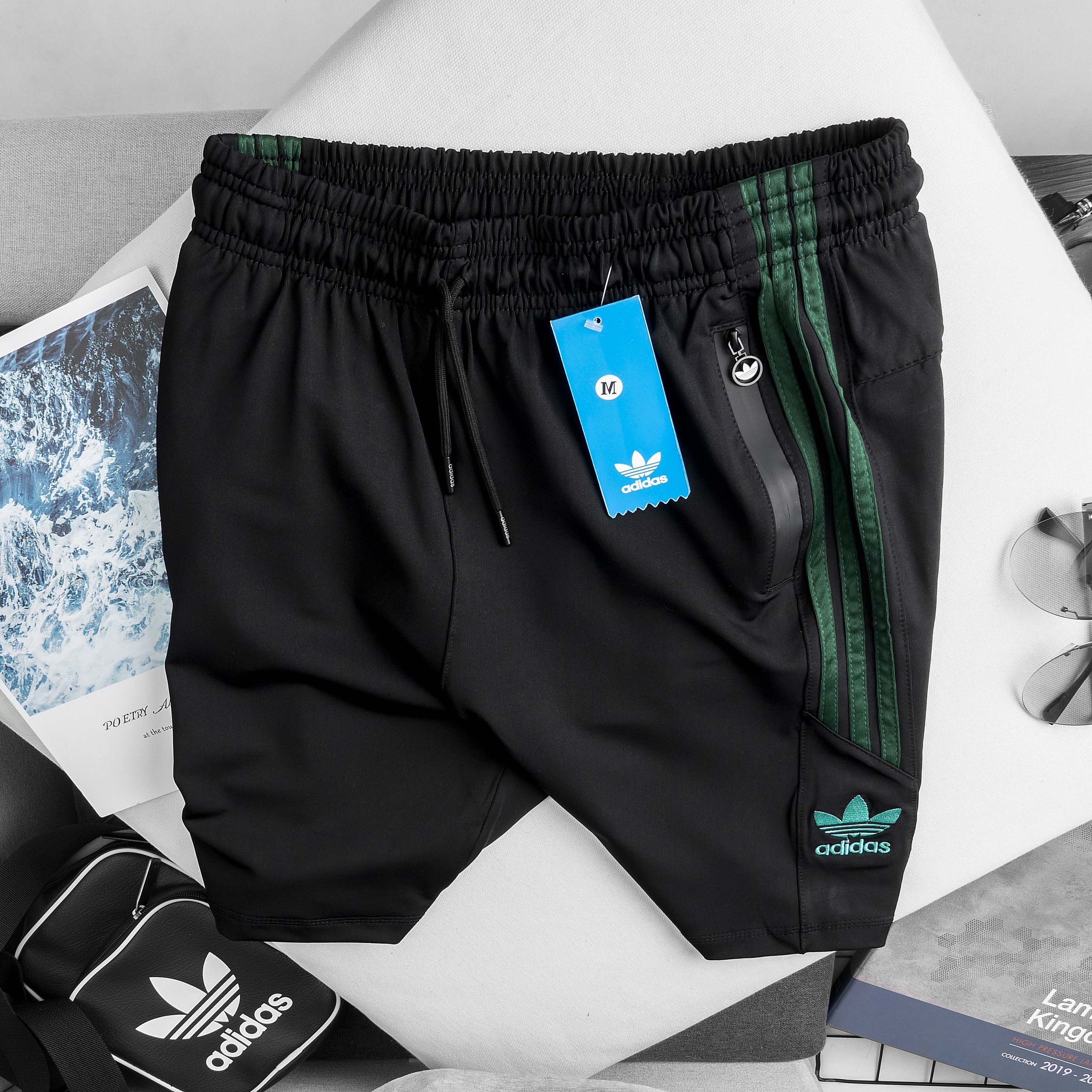 Quần Short Adidas Logo Thêu Có Big Size