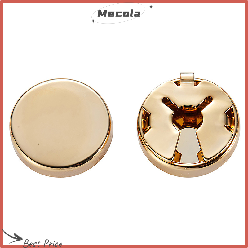 1 Pair Brass Round Cuff Button Cover Cuff Links for Wedding Formal Shirt  Men's Formal Button Covers Imitation Cuff Links