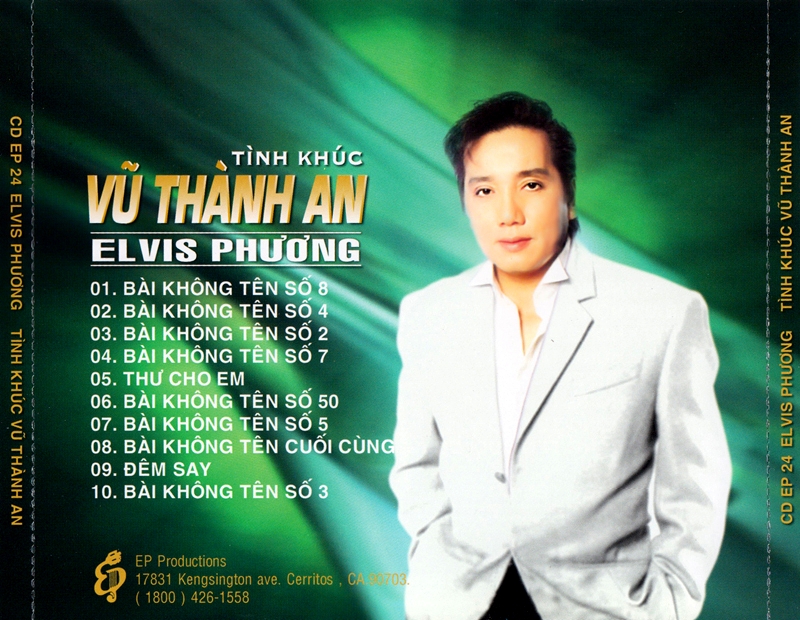 Elvis Phương CD024 - Tình Khúc Vũ Thành An