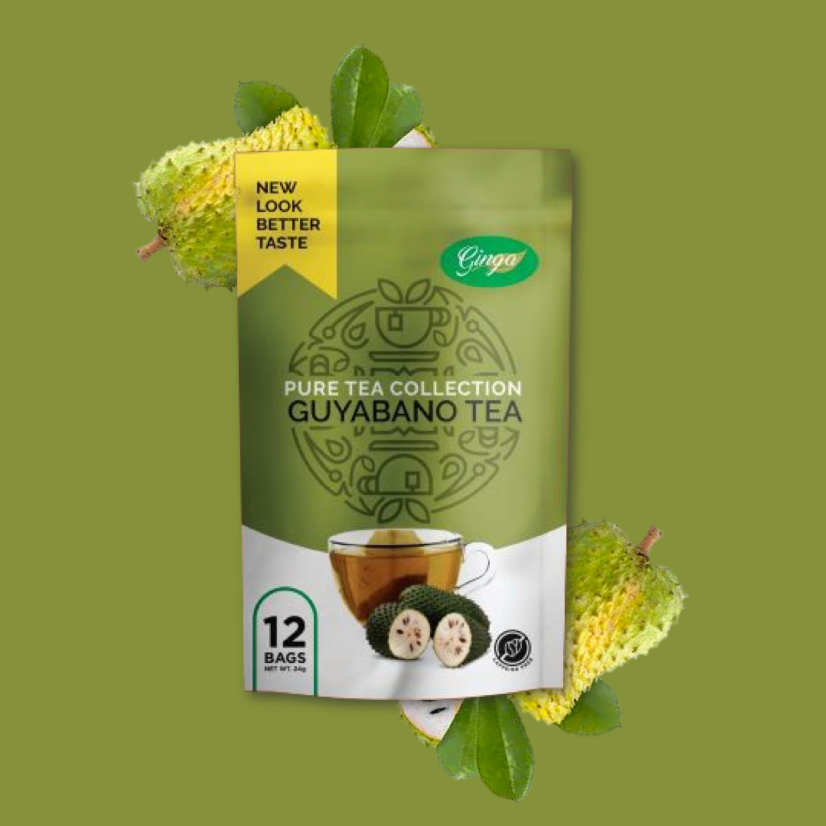 Ginga Guyabano Pure Tea 24g Lazada PH