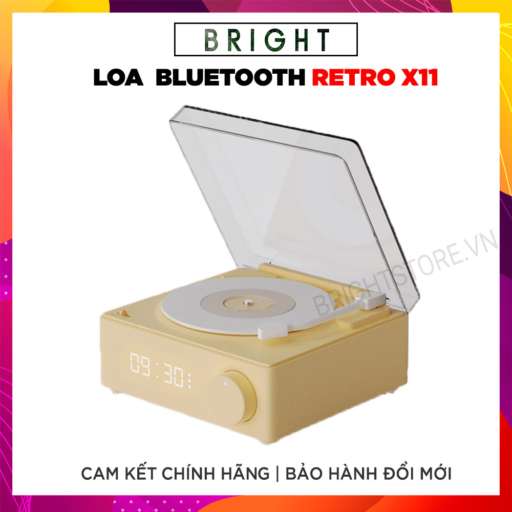 Loa Bluetooth Retro Giả Lập Đĩa Than X11 ( Phiên Bản Nâng Cấp của X10)