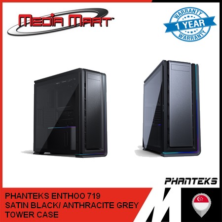 PHANTEKS ENTHOO 719 (SATIN BLACK/ANTHRACITE GREY) FULL TOWER CASE