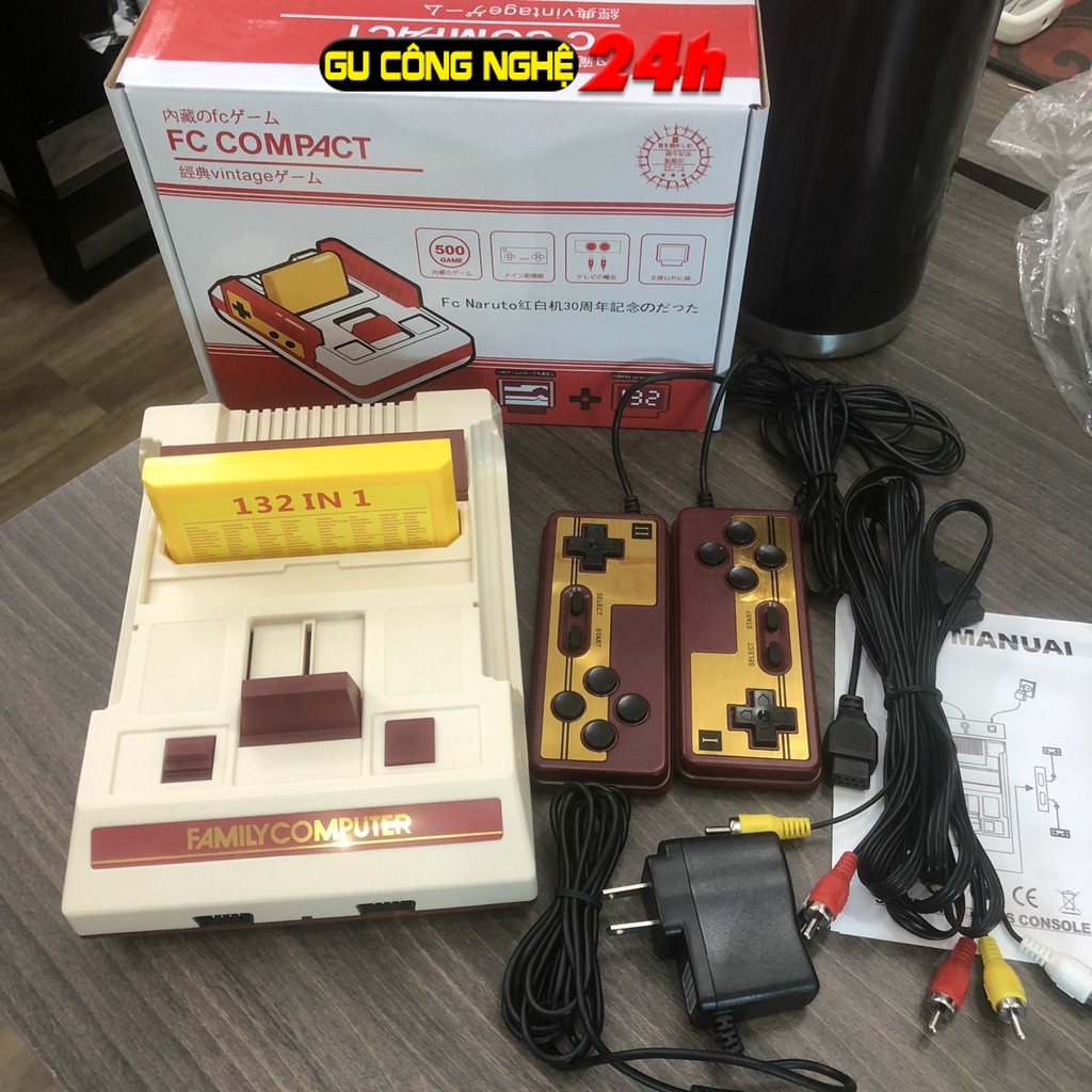 Máy Chơi Game Điện Tử 4 Nút + KM băng GAME . Máy Game Băng 4 Nút thời xưa