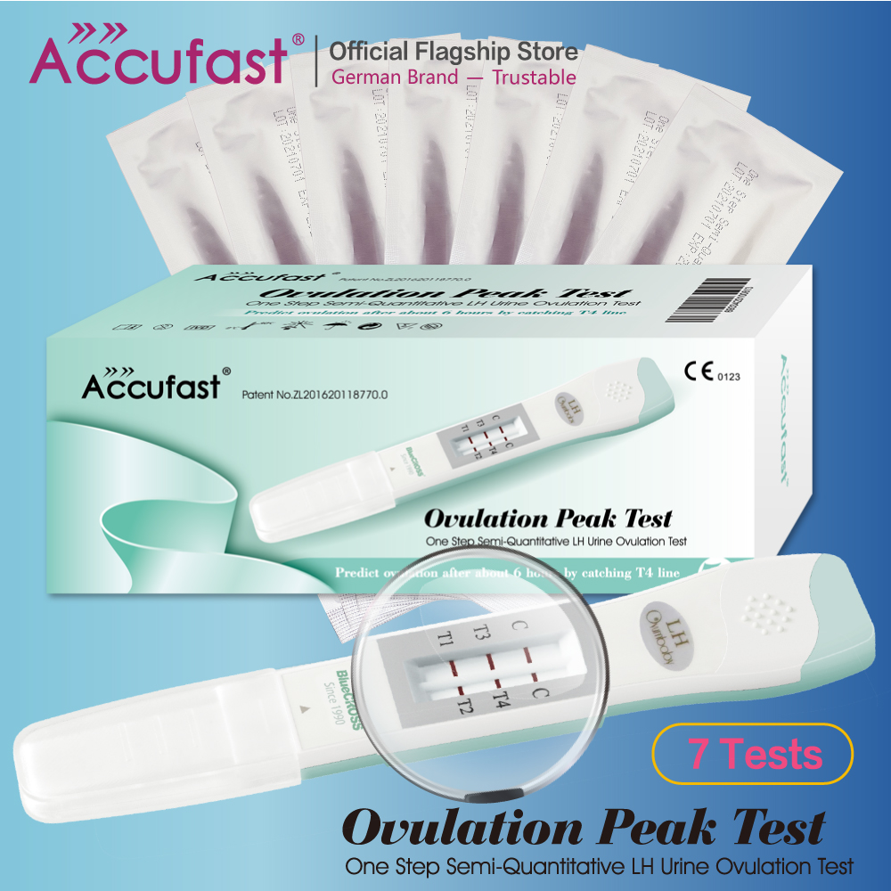 7pcs Accufast Lh Ovulation Test Kit Accurately Predict 6 Hours Later Ovulation Lazada Ph 7011