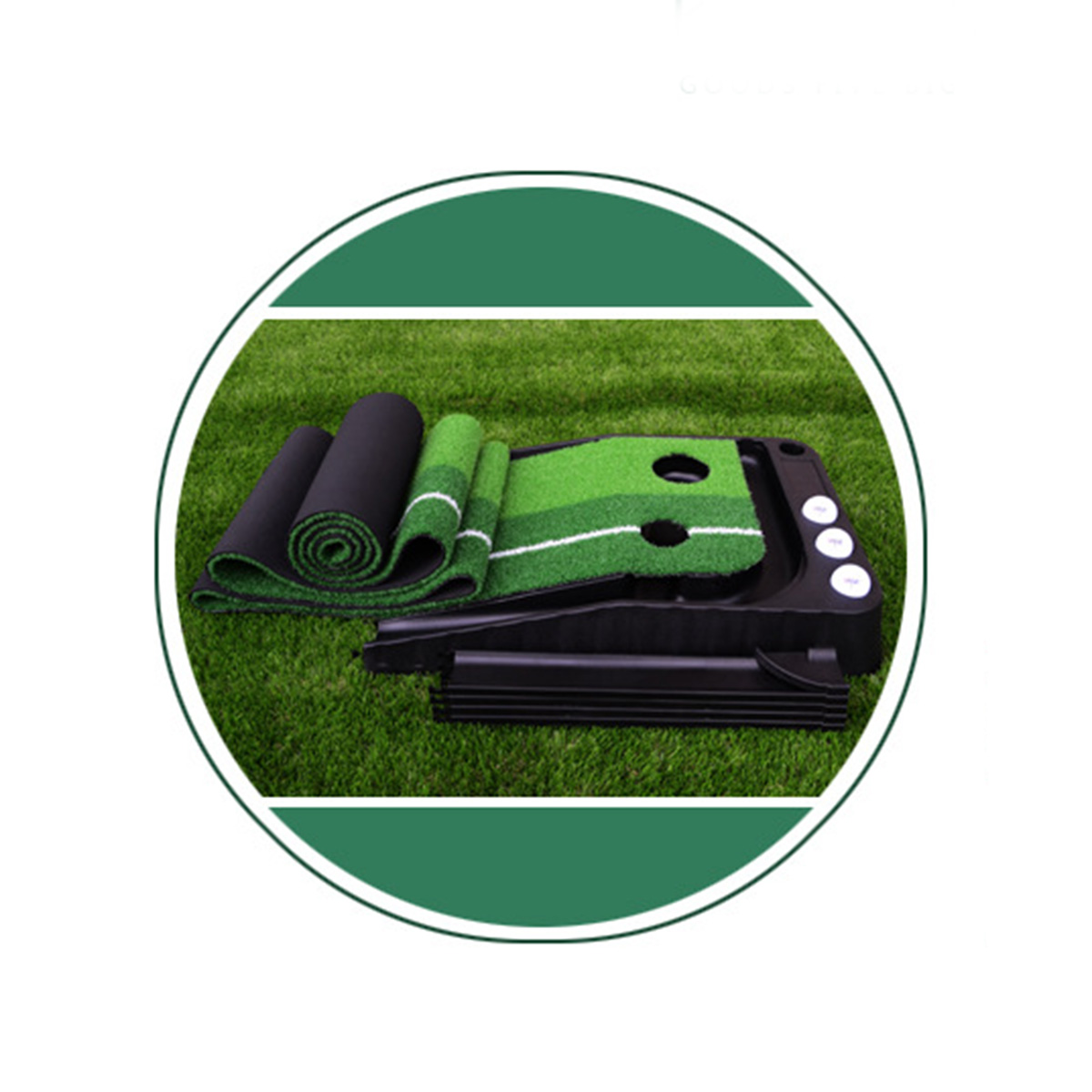 PGM Indoor Golf Putting Trainer Portable Golf Practice Putting Mat Golf Green Putter Trainer