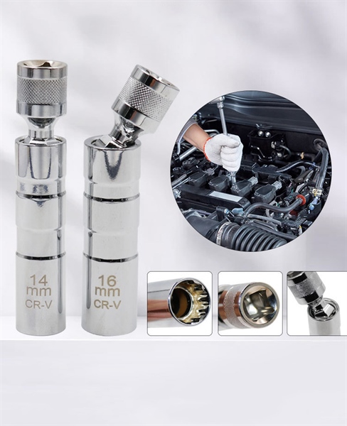 Dụng cụ mở bugi xe ô tô 3/8 14mm 16mm
