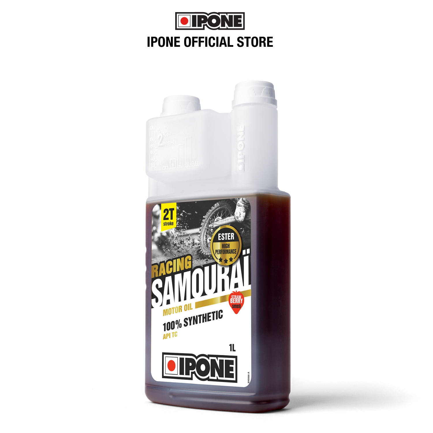 Nhớt Xe Đua 2 thì Ipone Samourai Racing (1L)