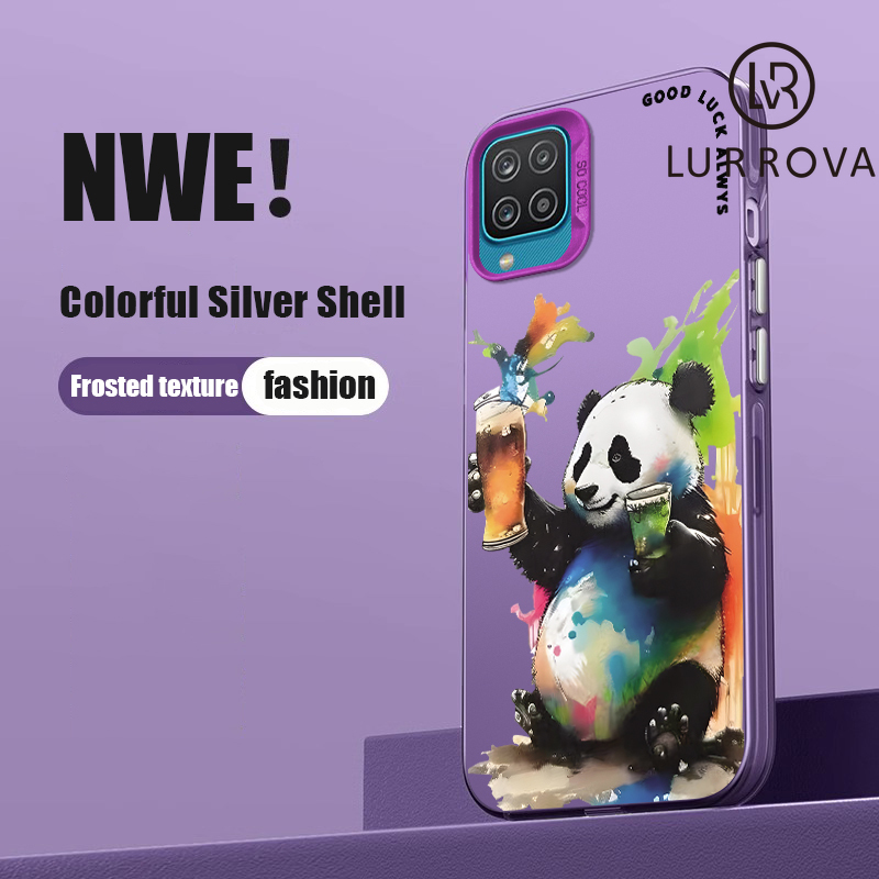Case Samsung A12 M12 Graffiti Monkey Graffiti Doraemon Graffiti Panda Graffiti Astronaut Graffiti Black Cat Colorful cartoon mobile phone case