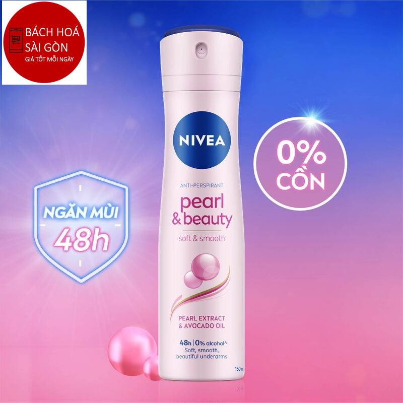 Xịt Ngăn Mùi NIVEA dành cho Nữ, chai 150ml